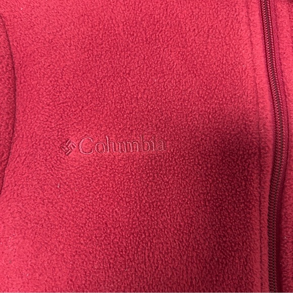 Columbia women’s red fleece vest - Picture 2 of 9